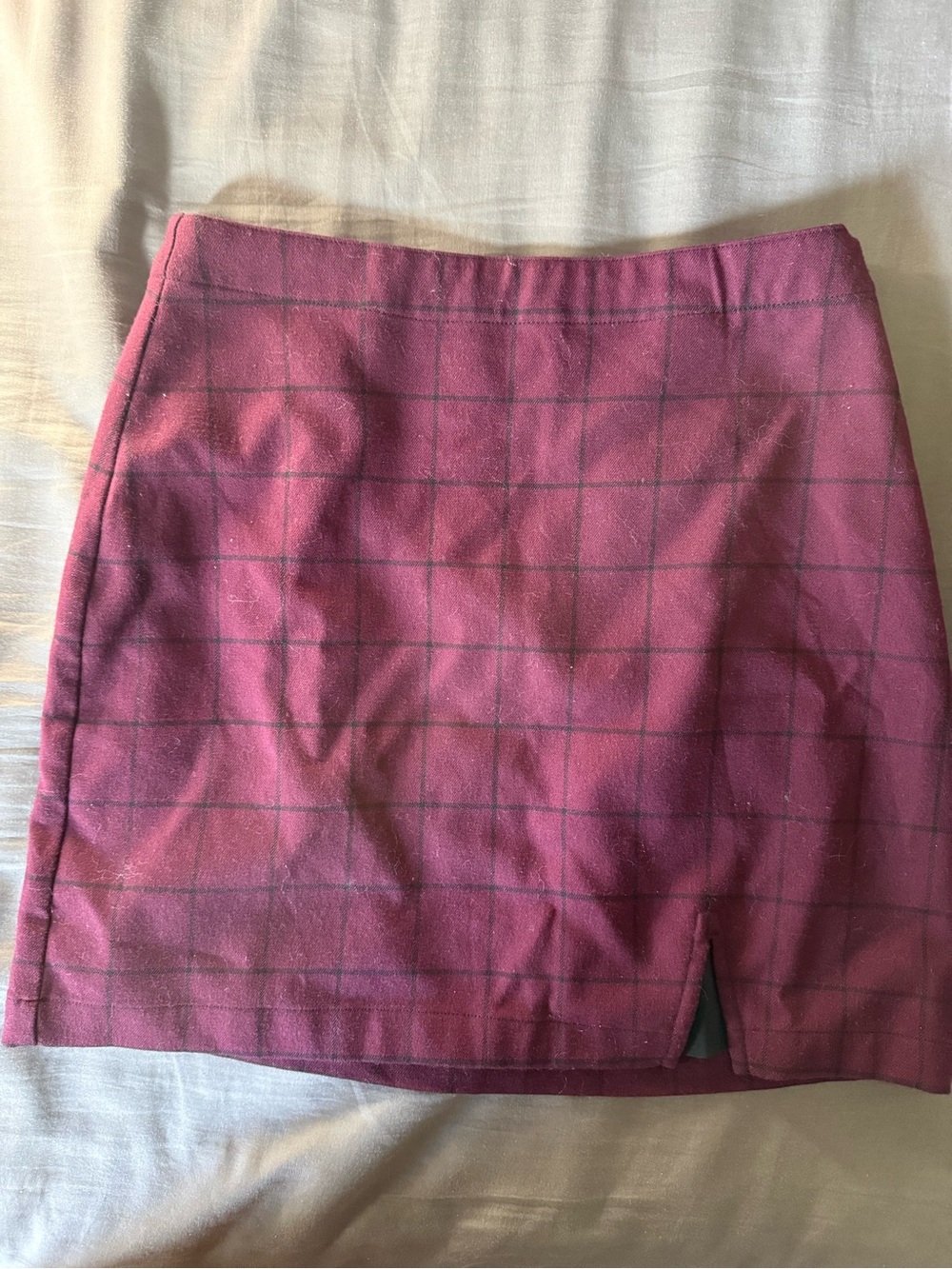 Abercrombie & Fitch Rose Pink Plaid Mini Skirt